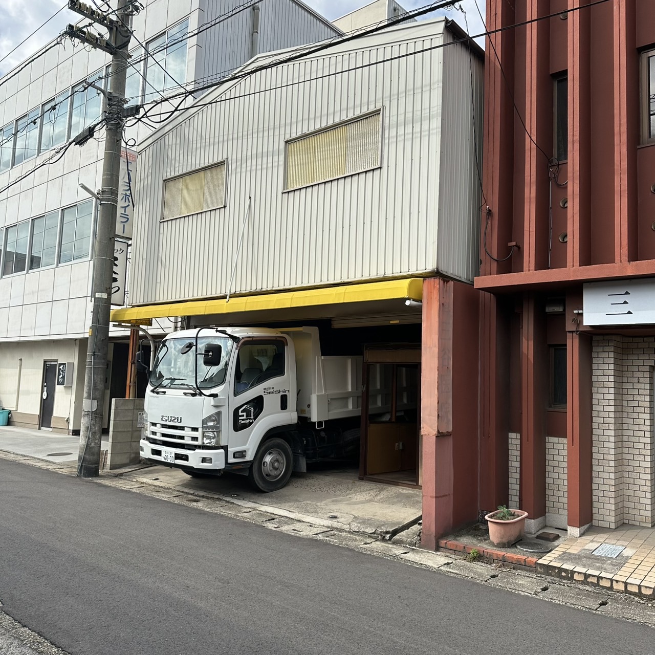 丸亀市鉄骨ブロック造倉庫解体工事